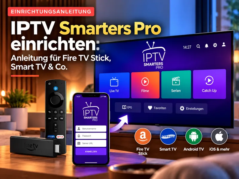 IPTV Smarters Pro einrichten: Anleitung für Fire TV Stick und Smart TV